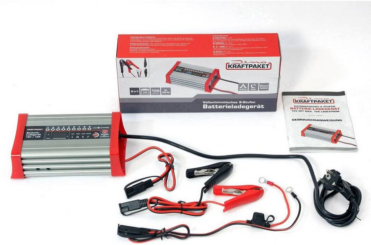 Produktbild: Dino KRAFTPAKET 136321 Automatikladeger&auml;t 12V 10A