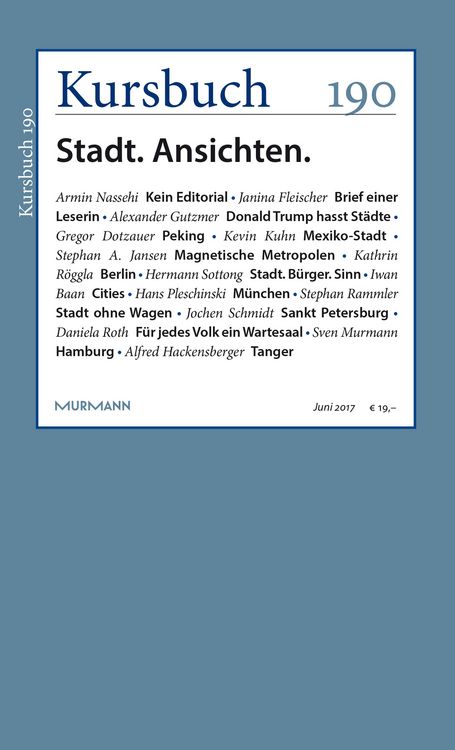 Produktbild: Kursbuch 190