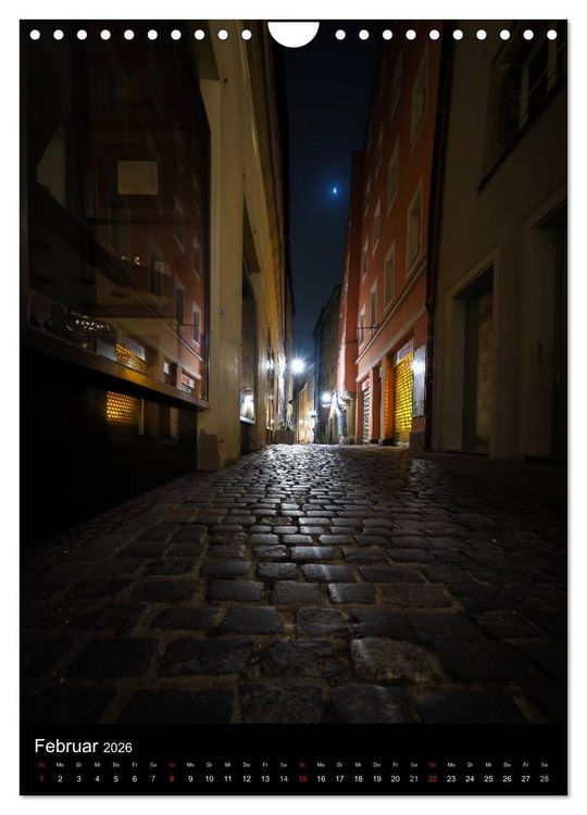 Produktbild: Altstadtgassen Regensburg (Wandkalender 2026 DIN A4 hoch), CALVENDO Monatskalender