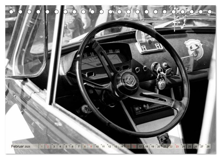 Produktbild: il Cinquecento - Details im Fokus - im Look eines legend&auml;ren Analogfilms (Tischkalender 2025 DIN A5 quer), CALVENDO Monatskalender