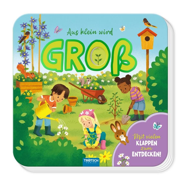 Produktbild: TR&Ouml;TSCH - Pappenbuch mit Klappen Mein erstes Klappenbuch Aus klein wird gro&szlig;