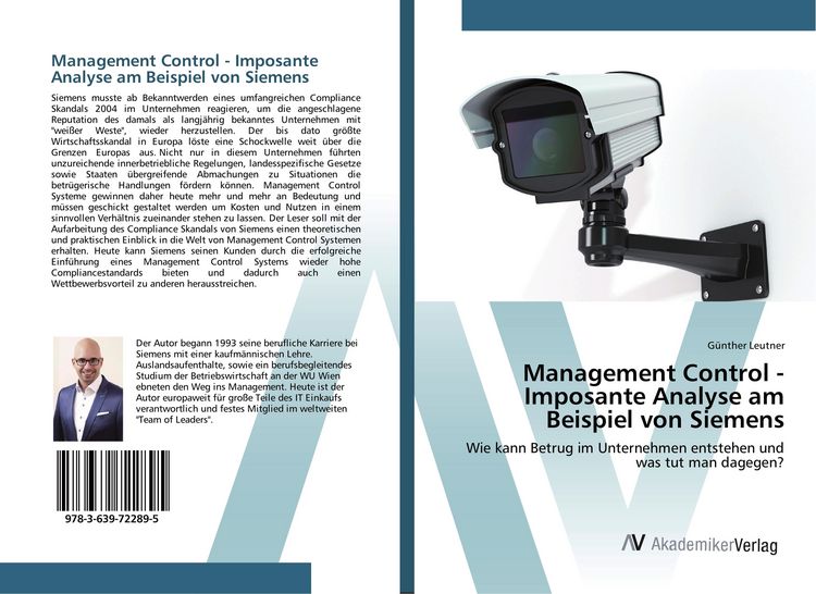 Produktbild: Management Control - Imposante Analyse am Beispiel von Siemens