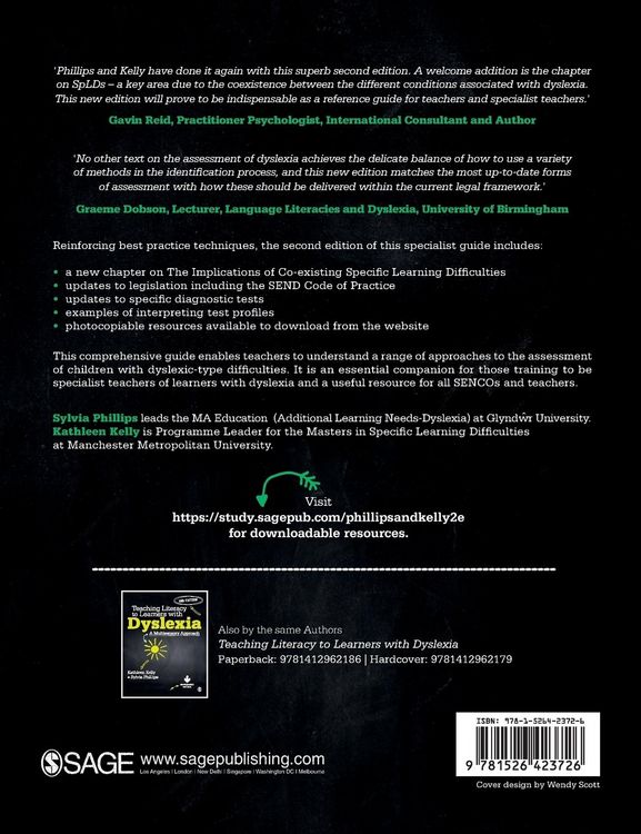 Produktbild: Assessment of Learners with Dyslexic-Type Difficulties
