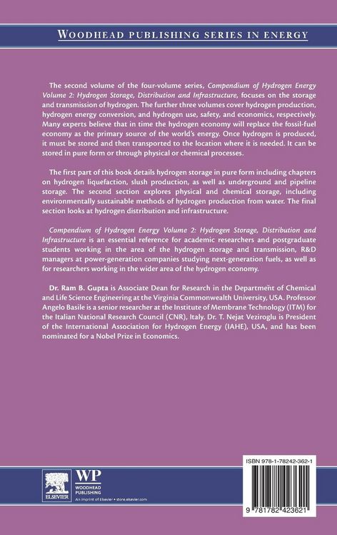 Produktbild: Compendium of Hydrogen Energy