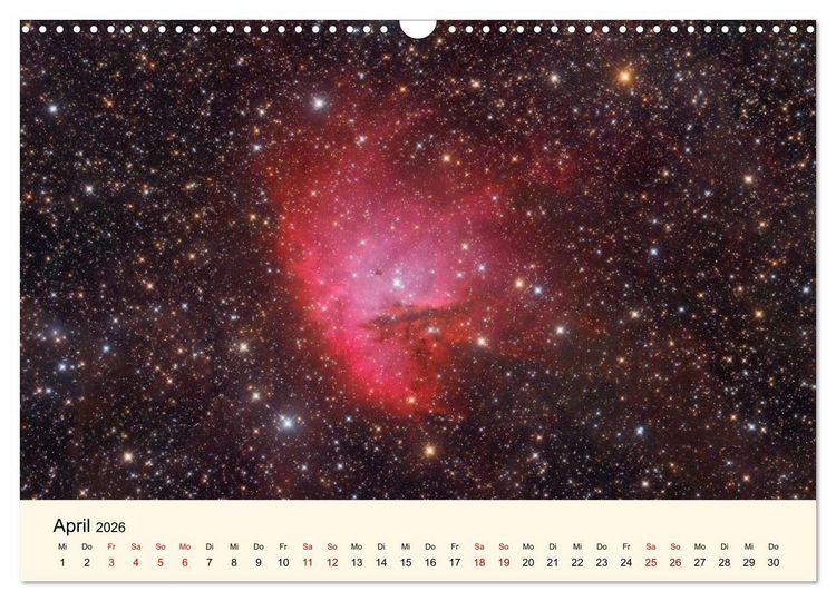 Produktbild: Distant Luminosity: Eine fotografische Reise durch das Universum (Wandkalender 2026 DIN A3 quer), CALVENDO Monatskalender