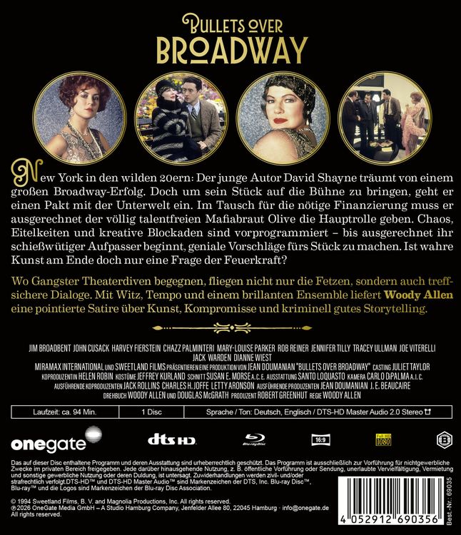 Produktbild: Bullets Over Broadway