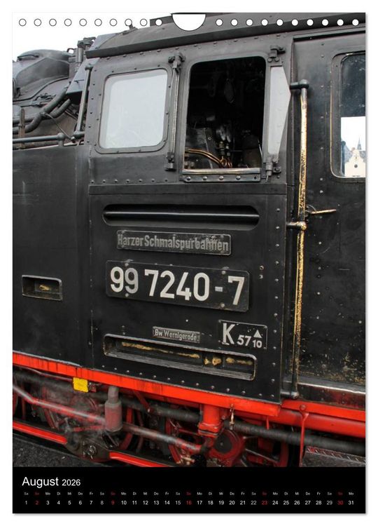 Produktbild: Die Brockenbahn (Wandkalender 2026 DIN A4 hoch), CALVENDO Monatskalender