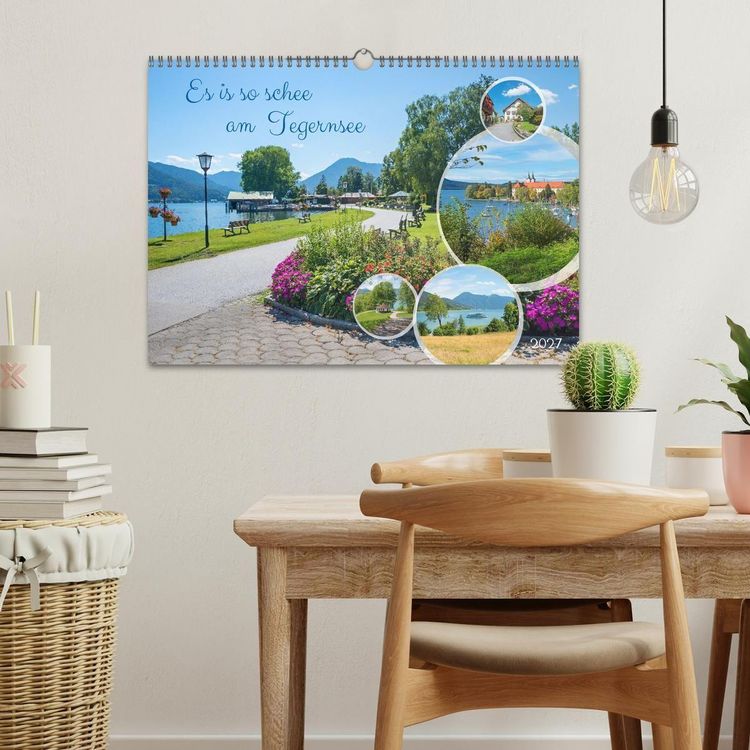 Produktbild: Es is so schee am Tegernsee (Wandkalender 2027 DIN A3 quer), CALVENDO Monatskalender