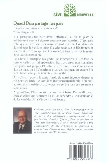 Produktbild: Quand Dieu Partage son Pain ; l'Eucharistie, Misere de Misericorde