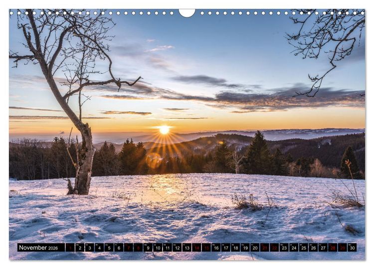 Produktbild: Landschafts-Fotografie Erzgebirge (Wandkalender 2026 DIN A3 quer), CALVENDO Monatskalender
