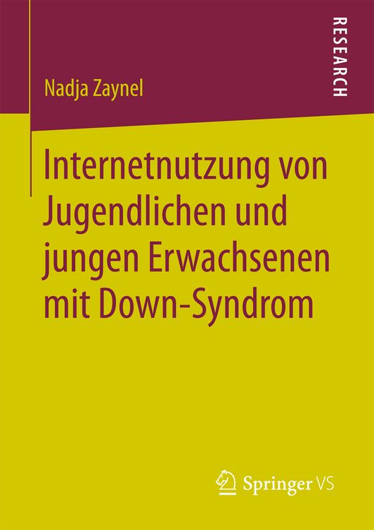 Produktbild: Internetnutzung von Jugendlichen und jungen Erwachsenen mit Down-Syndrom