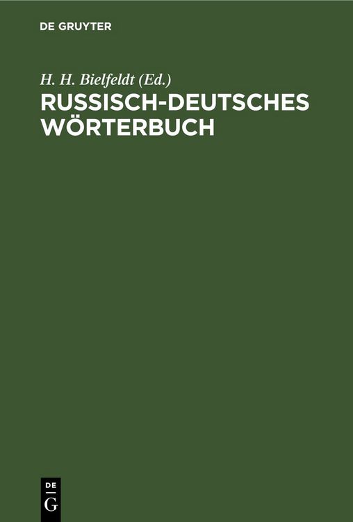 Produktbild: Russisch-deutsches W&ouml;rterbuch