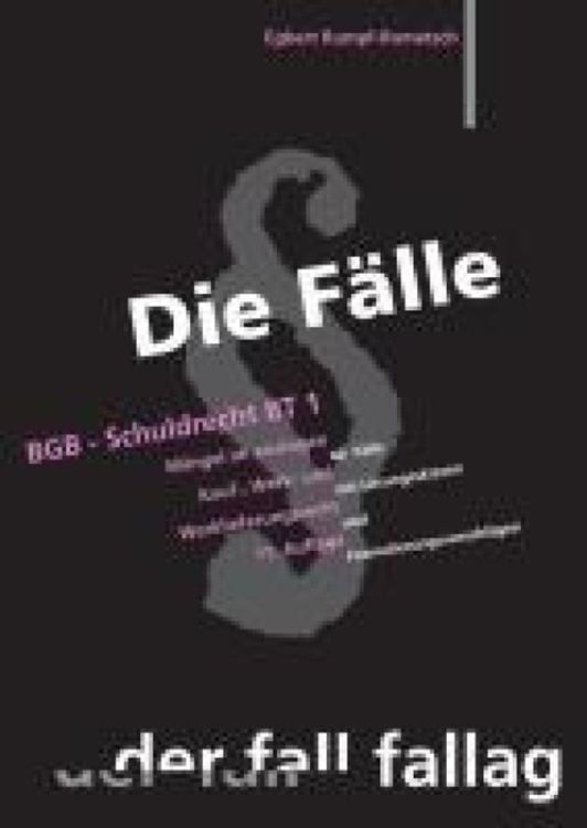 Produktbild: Die F&auml;lle. BGB, Schuldrecht BT 1