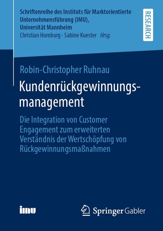 Produktbild: Kundenr&uuml;ckgewinnungsmanagement