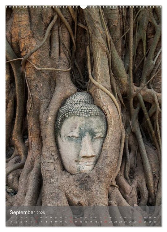 Produktbild: Buddha - Harmonie und Gelassenheit (hochwertiger Premium Wandkalender 2026 DIN A2 hoch), Kunstdruck in Hochglanz