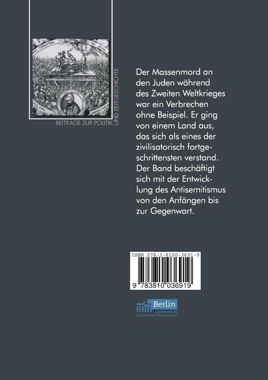 Produktbild: Antisemitismus in der deutschen Geschichte
