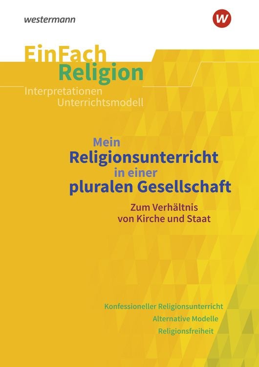 Bild vom Artikel Mein Religionsunterricht in einer pluralen Gesellschaft zum Verhältnis von Kirche und Staat. EinFach Religion vom Autor Jan-Hendrik Herbst