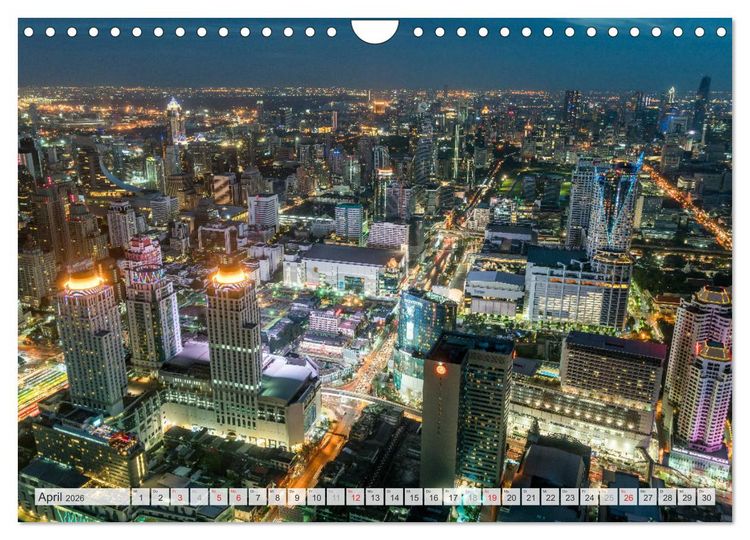 Produktbild: Skylines weltweit (Wandkalender 2026 DIN A4 quer), CALVENDO Monatskalender