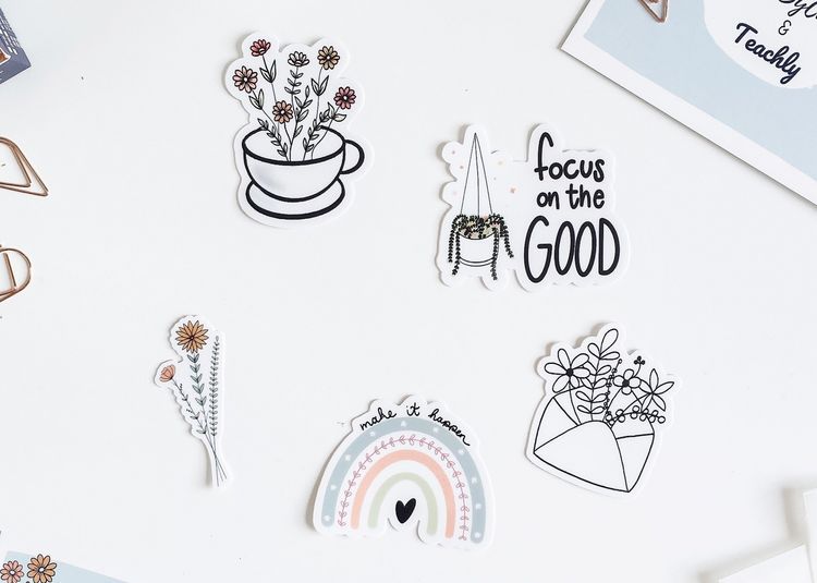 Produktbild: Teachly Sticker-Bundle, Bloom, Blumen, 5er Set