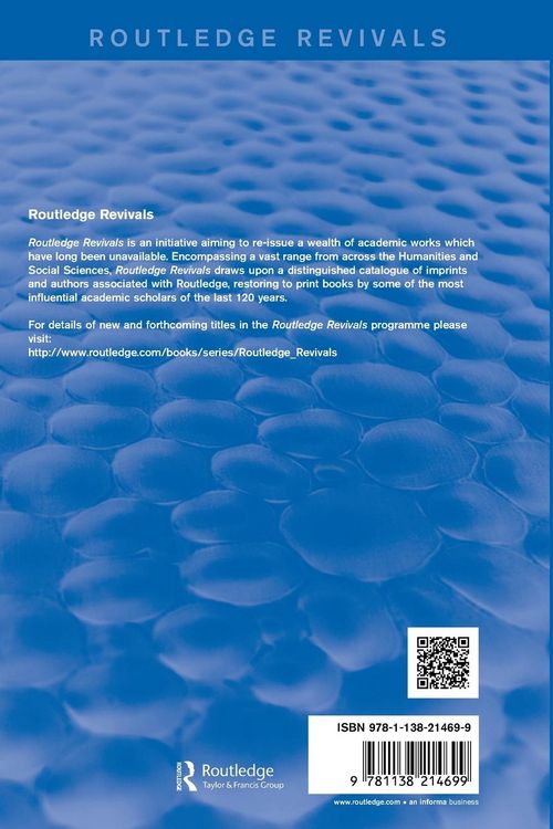 Produktbild: Routledge Revivals