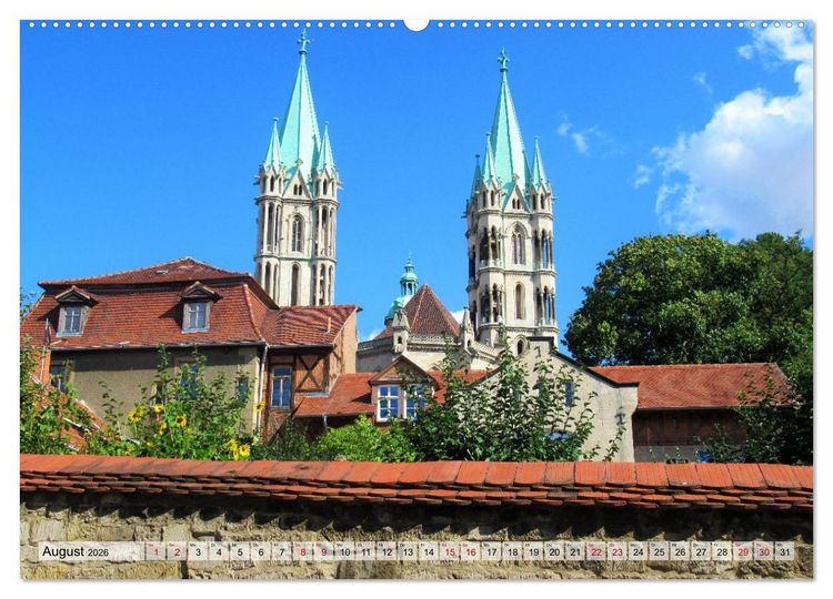 Produktbild: Burgenlandkreis - Naumburg, Wei&szlig;enfels, Zeitz (Wandkalender 2026 DIN A2 quer), CALVENDO Monatskalender