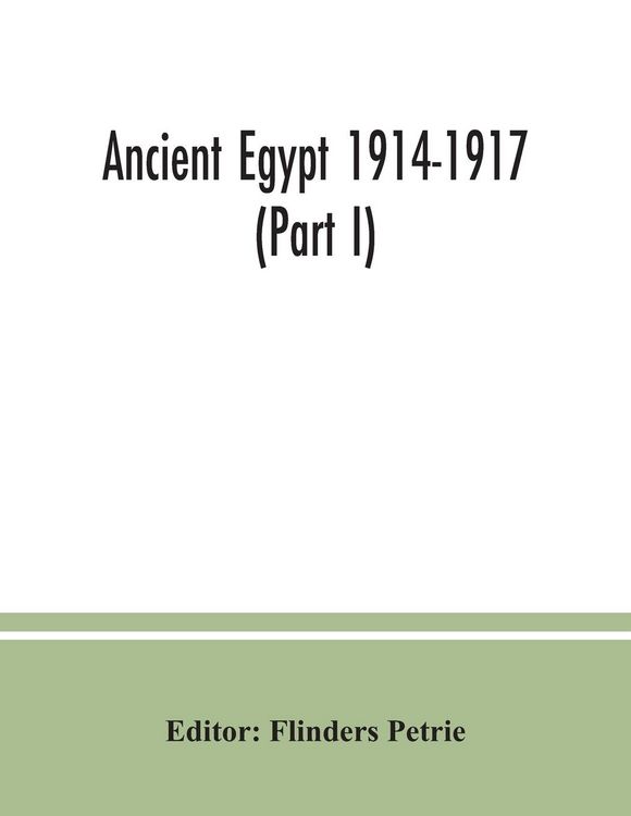 Produktbild: Ancient Egypt 1914-1917 (Part I)