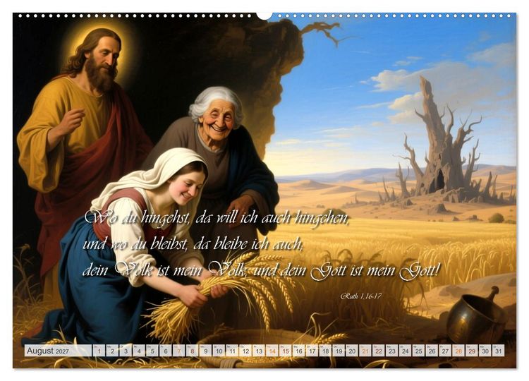 Produktbild: Die Kraft der Bibel (Wandkalender 2027 DIN A2 quer), CALVENDO Monatskalender