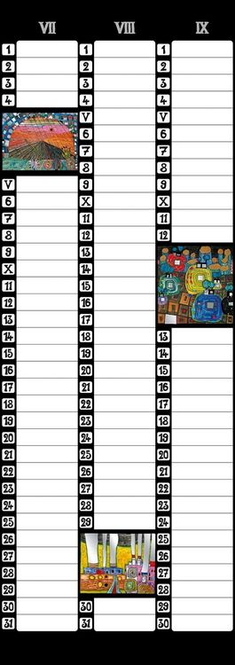 Produktbild: Hundertwasser Birthday Calendar