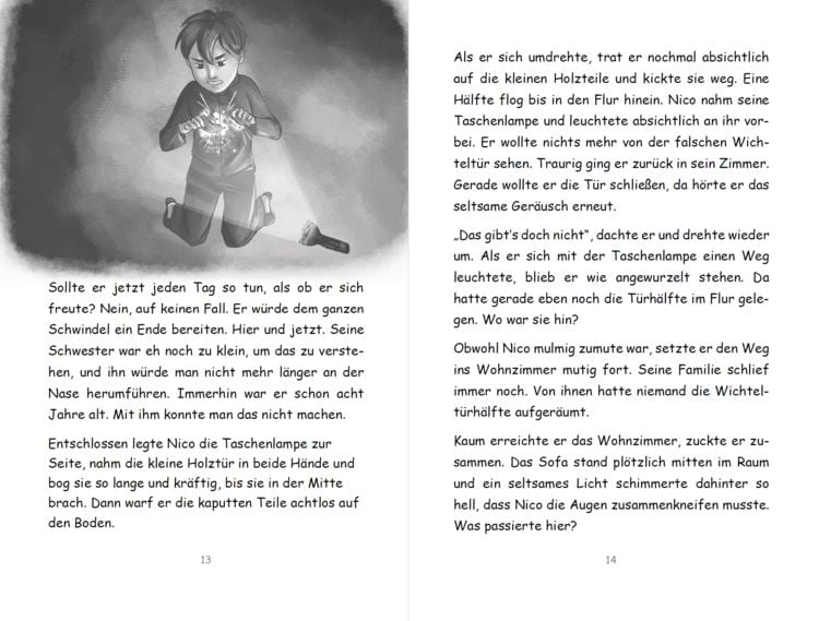 Produktbild: Wichtel-Adventskalender-Buch | Eine magische Wichtelgeschichte f&uuml;r Kinder von 4 bis 10 Jahren | Nico und Flocke im Land der Wichtel | Zum Vorlesen & Selbstlesen im Advent | F&uuml;r Erstleser