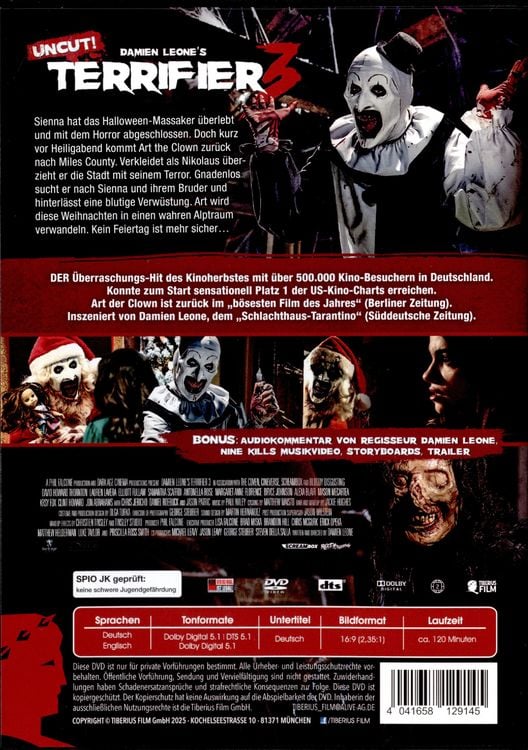 Produktbild: Terrifier 3 - Uncut