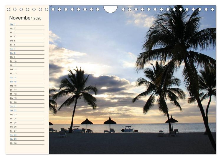 Produktbild: Mauritius - traumhaft und unvergesslich (Wandkalender 2026 DIN A4 quer), CALVENDO Monatskalender