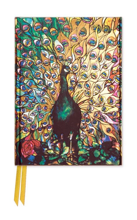 Produktbild: Premium Notizbuch DIN A6: Louis Comfort Tiffany, Entfalteter Pfau