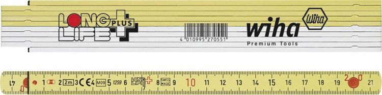 Produktbild: Wiha 27059 Zollstock 2m Kunststoff