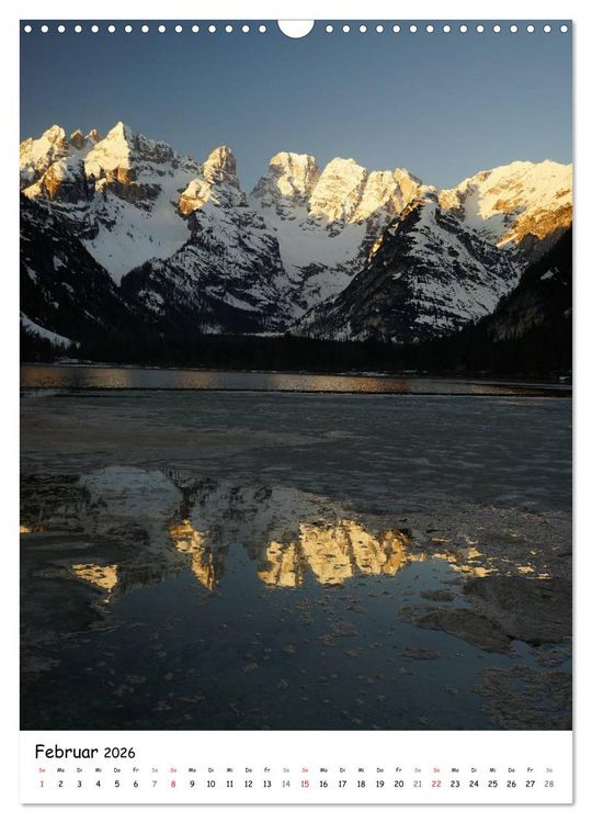 Produktbild: Bergseen S&uuml;dtirols (Wandkalender 2026 DIN A3 hoch), CALVENDO Monatskalender