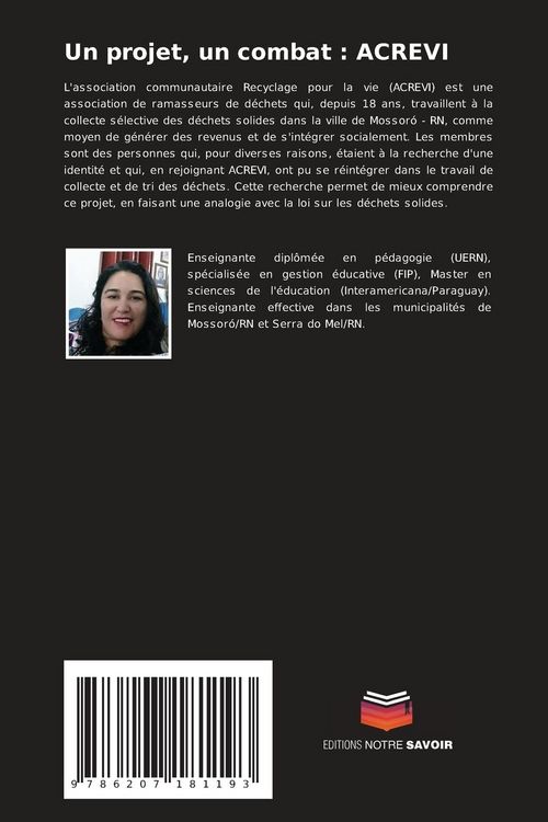 Produktbild: Un projet, un combat : ACREVI