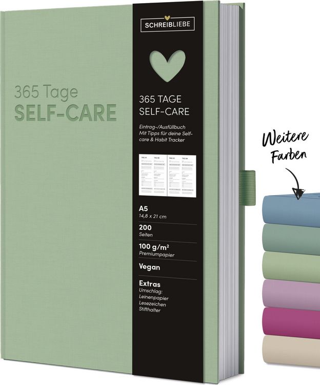 Produktbild: Self-care Tagebuch Mint