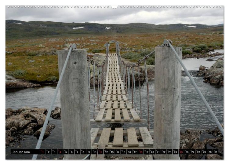 Produktbild: Streifzug durch Norwegens Hardangervidda (hochwertiger Premium Wandkalender 2026 DIN A2 quer), Kunstdruck in Hochglanz
