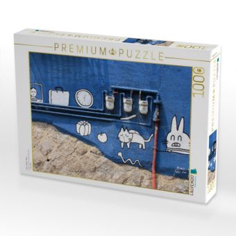 Produktbild: CALVENDO Puzzle Haus, Katze, Maus | 1000 Teile Lege-Gr&ouml;&szlig;e 64x48cm Foto-Puzzle f&uuml;r gl&uuml;ckliche Stunden