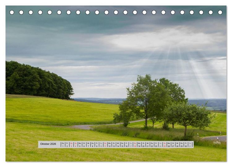 Produktbild: Perlen des Westerwaldes (Tischkalender 2026 DIN A5 quer), CALVENDO Monatskalender