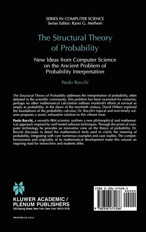 Produktbild: The Structural Theory of Probability