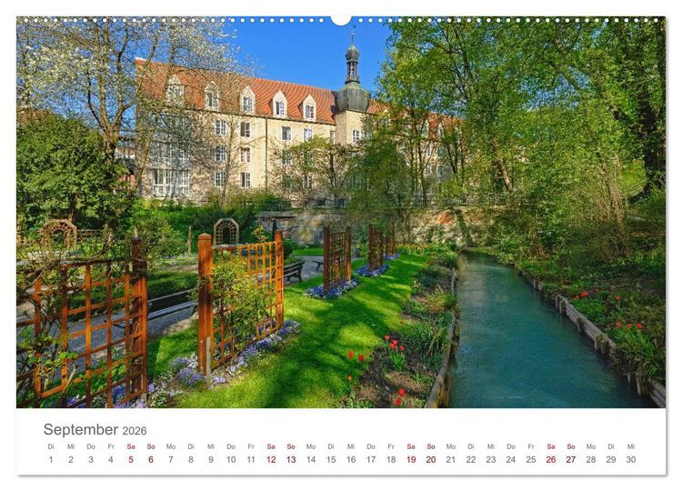 Produktbild: Augsburg Handel seit dem Mittelalter (hochwertiger Premium Wandkalender 2026 DIN A2 quer), Kunstdruck in Hochglanz