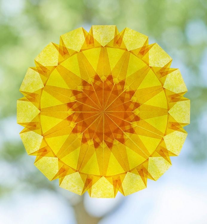Produktbild: Magische Fenstersterne aus Seidenpapier