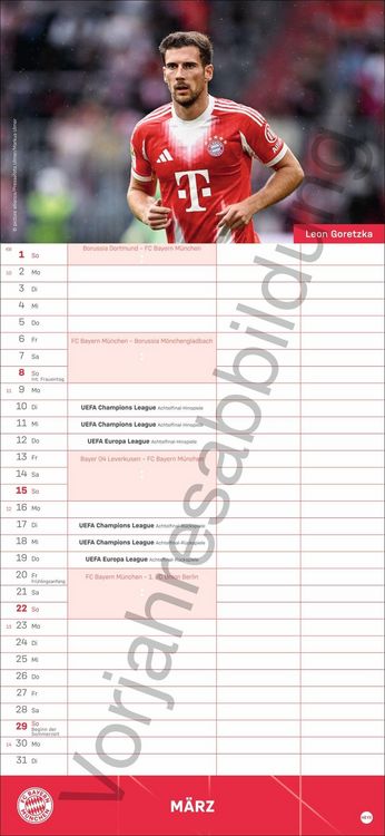 Produktbild: FC Bayern M&uuml;nchen Fanplaner 2027