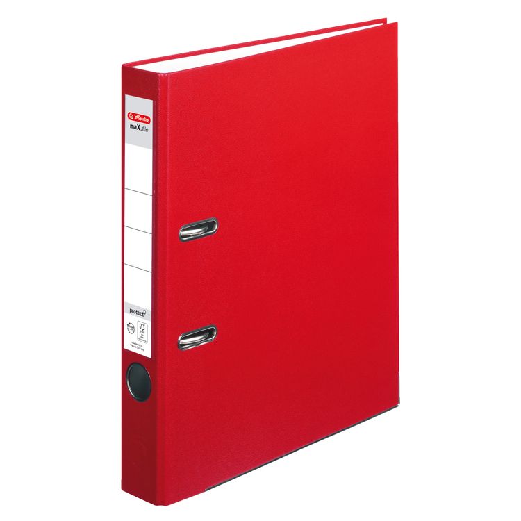 Produktbild: Herlitz Ordner maX.file protect A4 5cm rot