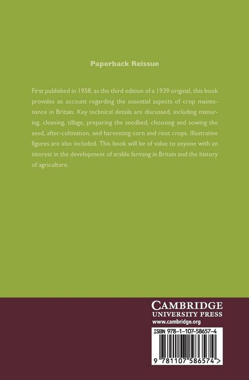 Produktbild: An Outline of British Crop Husbandry