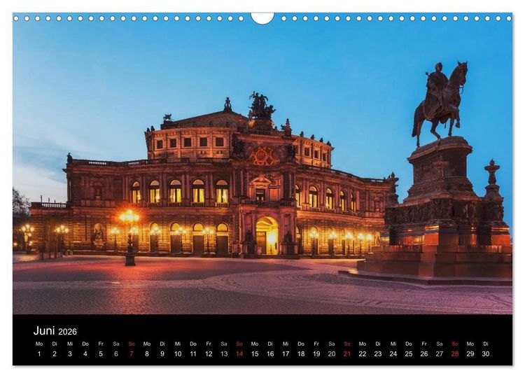 Produktbild: Dresden, das Florenz an der Elbe (Wandkalender 2026 DIN A3 quer), CALVENDO Monatskalender