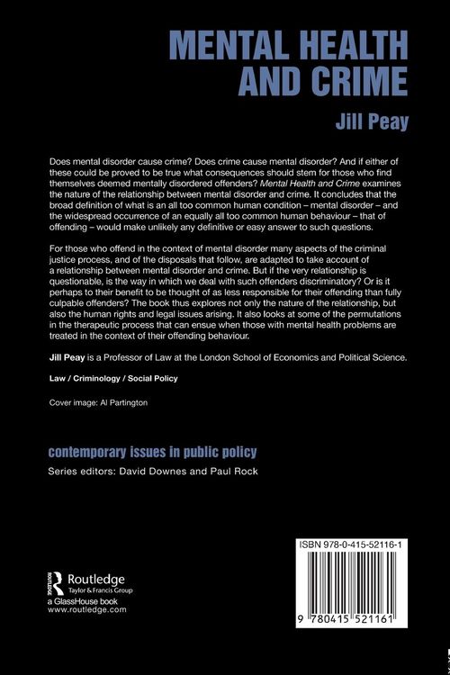 Produktbild: Mental Health and Crime
