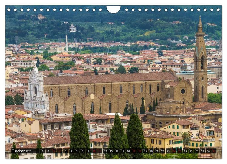Produktbild: Impressionen aus FLORENZ (Wandkalender 2026 DIN A4 quer), CALVENDO Monatskalender