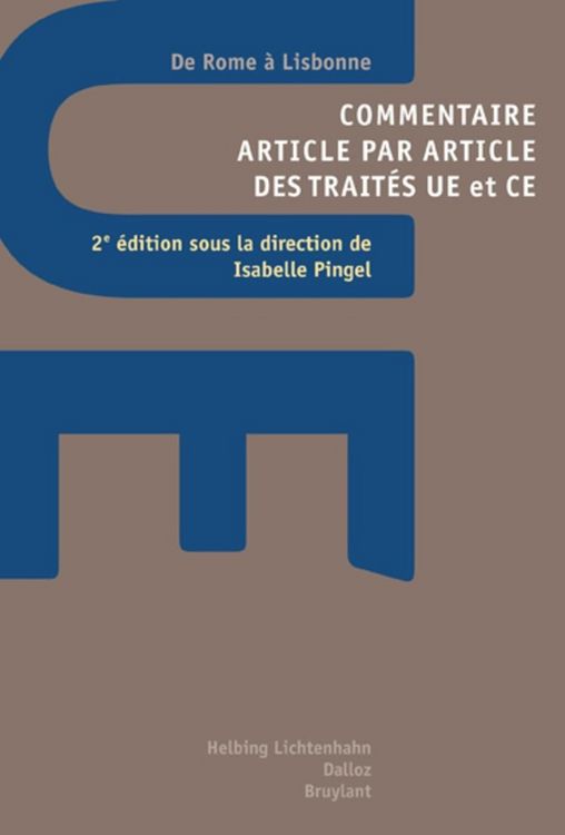 Produktbild: Commentaire Traites Ue Ce 2e