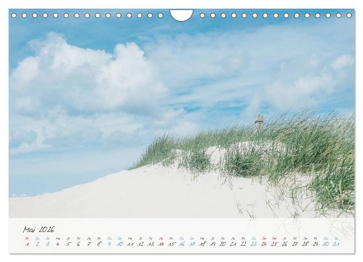 Produktbild: Sehnsucht Meer - Poesie der Stille (Wandkalender 2026 DIN A4 quer), CALVENDO Monatskalender